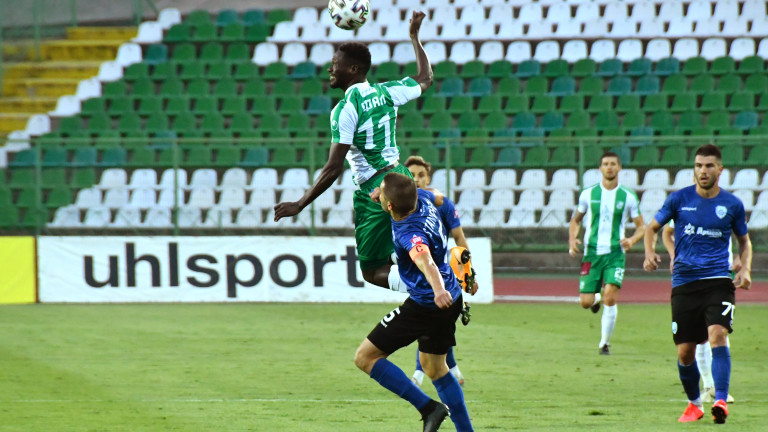 Берое - Черно море 4:0, Алиун Фал прави резултата разгромен