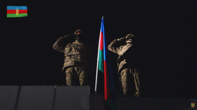 Азерските сили навлязоха в последния окръг, предаден от Армения като