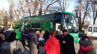 Автобусът на надеждата на Пирин Благоевград пристигна успешно в украинския