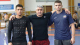  Георги Вангелов, Мирослав Киров и Джемал Али на подготовка в Дагестан 