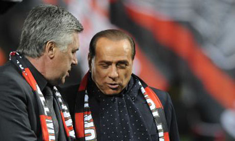 Милан отлага решението за Анчелоти за след края на сезона