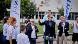 Стефка Костадинова прие в НСА факела с олимпийския огън