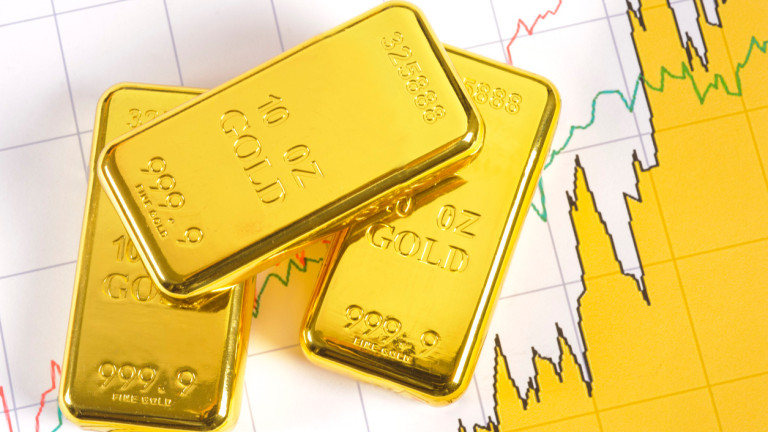 Златото леко поевтинява, расте доходността на US Treasuries