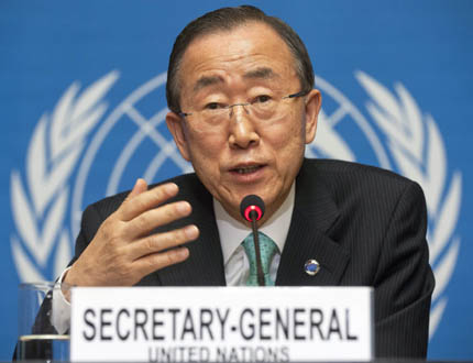 Бан Ки Мун поиска от Генералната асамблея и Съвета за сигурност обща позиция за Сирия