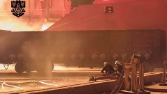 Евакуираха румънско село край Тулча заради горящ кораб с втечнен газ в Измаил