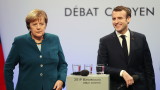 Макрон и Меркел представят общ френско-германски икономически план