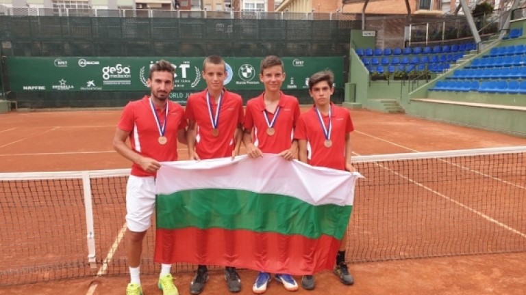 Юношите на България са трети в Европейската лятна тенис купа
