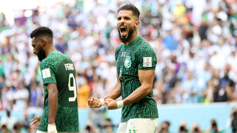 Аржентина - Саудитска Арабия 1:2 (Развой на срещата по минути)