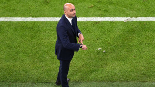 Селекционерът на белгийския национален отбор Роберто Мартинес не скри гнева