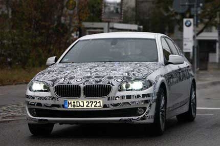 Нови шпионски снимки на BMW 5