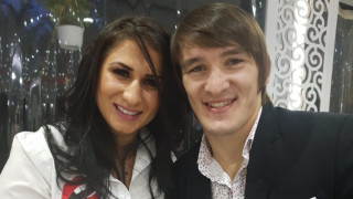 Националът Даниел Александров и приятелката му Джанан Манолова станаха горди