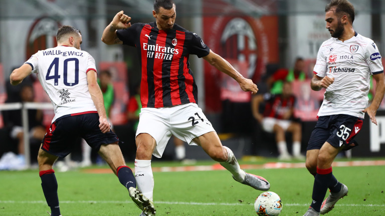 Милан завърши сезона с класическа победа срещу Каляри