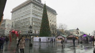18 метровата изкуствена елха поставена в центъра на Белград е най скъпата