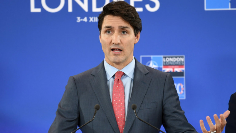 Канадският премиер Джъстин Трюдо заяви в четвъртък, че страната му