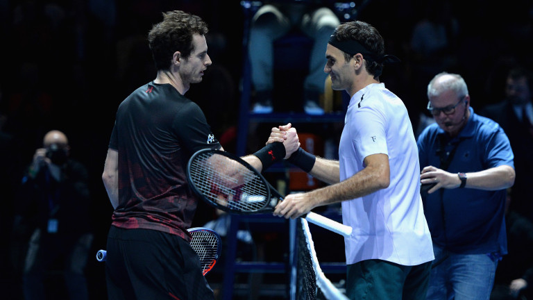 Роджър Федерер победи Анди Мъри с 6-3, 3-6, [10-6] в