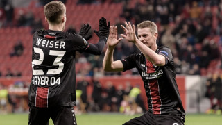 Авторът на изравнителното попадение за Байер Леверкузен в мача с