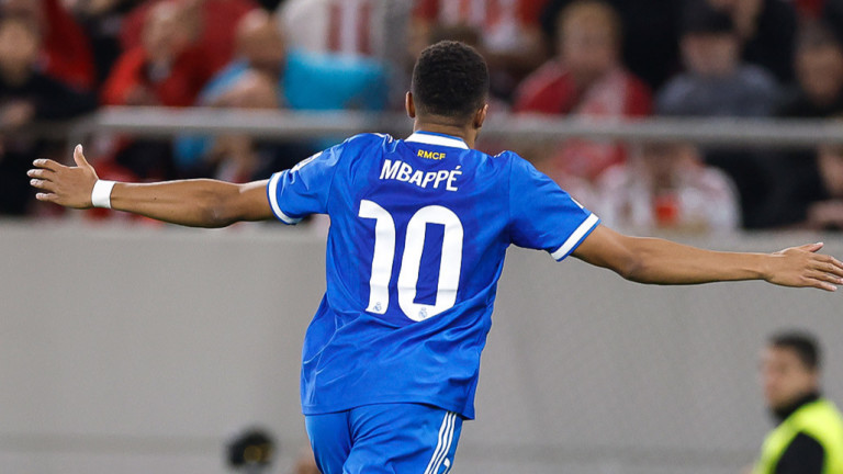 Олимпиакос - Реал Мадрид 3:4 (Развой на срещата по минути)