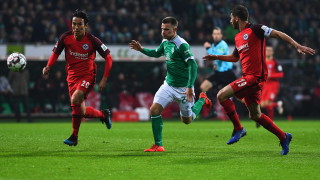 Отборът на Айнтрахт Франкфурт отбеляза исторически момент часове преди гостуването