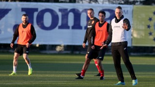 Националният отбор на България вече е в Прищина където в