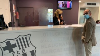 Жорди Фаре кандидат за президент на Барселона днес посети офисите