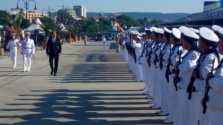 Президентът Румен Радев присъства на военноморското учение с международно участие