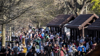 Полицията в германската финансова столица Франкфурт беше нападната докато се