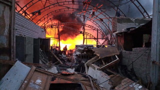 Експлозии бяха чути в град Днипро бивш Днепропетровск в Украйна
