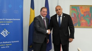 Премиерът Бойко Борисов се срещна с министър председателя на Швеция Стефан