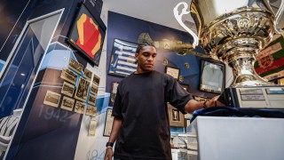 Централният защитник на Левски Кристиан Макун навлиза във