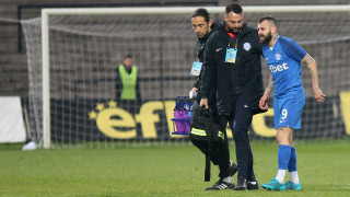 Нападателят на Арда Спас Делев е бил откаран в болница