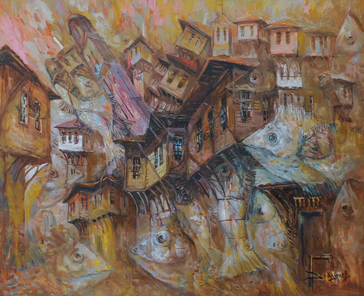 Изложба “Черги, чанове и още нещо..." на пловдивският художник Георги Бояджиев (галерия)
