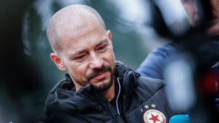 Старши треньорът на ЦСКА Нестор Ел Маестро говорите пред медиите преди днешното