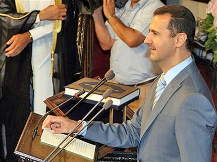 Башар Асад покани Обама в Дамаск
