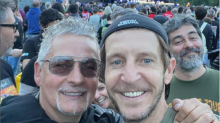 Легендата на италианския футбол Роберто Баджо се засече с Масимо