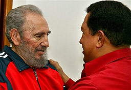 Президентът Чавес  посети Кастро