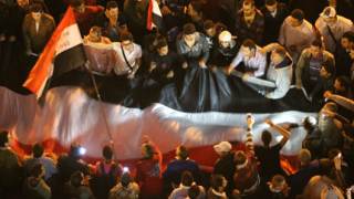 Нощно бдение на площад „Тахрир”