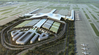 Китай строи супермодерно летище в един от най-бедните си региони