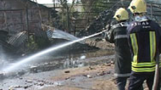 Пожар повреди газово отклонение в София