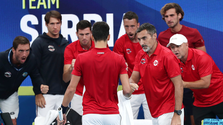 Сърбия е първият финалист на ATP Cup