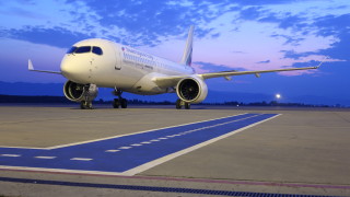 България Еър посрещна на 24 август вторият си самолет А220