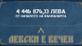 Левски отчетe нови рекордни постъпления от кампанията "Левски е вечен"