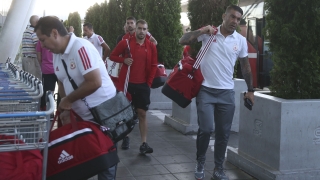 Треньорът на вратарите в ЦСКА Ивайло Петров и нападателят на