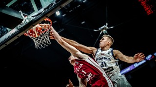 Словения победи Латвия с 103 97 34 23 17 32 25 11 27 31 и