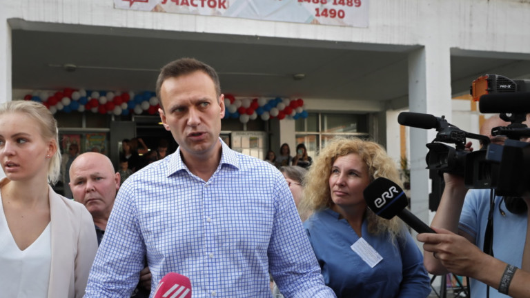Основният руски опозиционен лидер Алексей Навални обвини Кремъл в истерия