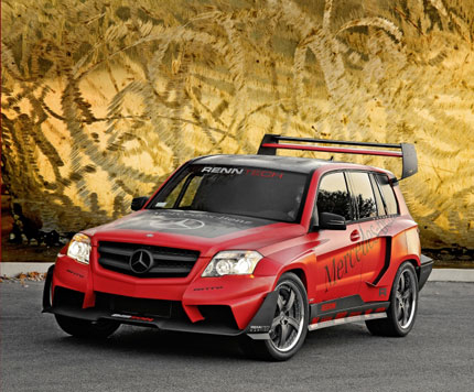 Четири доработки на Mercedes GLK в Лас Вегас