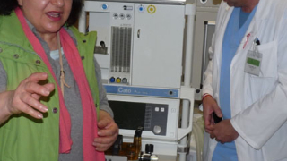 Принцеса фон Саксен дари оборудване на болница "Токуда"