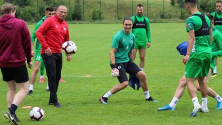 Футболистите на благоевградския Пирин проведоха много здрава тренировка на клубната