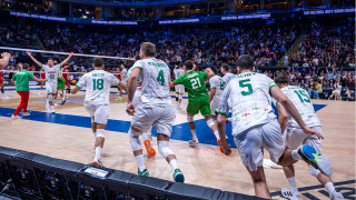 Българският национален отбор по волейбол играе срещу Чехия при резултат