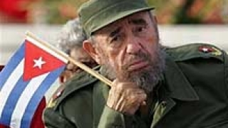 Фидел Кастро разговаря с Ево Моралес