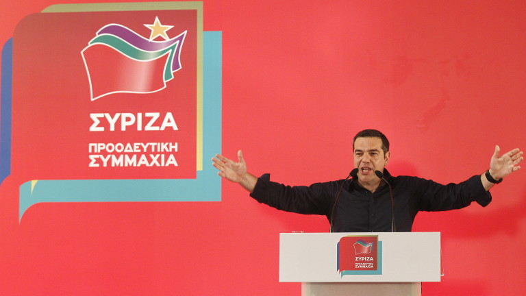 Лидерът на гръцката опозиция и председател на Сириза Алексис Ципрас